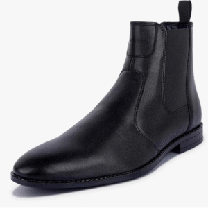 LOUIS STITCH Men's Chelsea Boots | Handcrafted | High Ankle Boot| Comfortable Formal Office & Casual Wear Shoes | Dual Tone Patina Finish LSRGCL